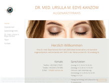 Tablet Screenshot of dr-kanzow.de